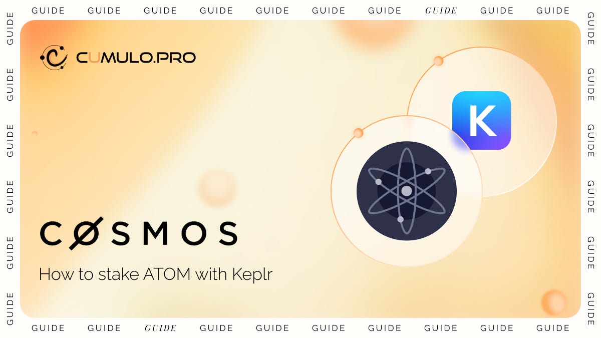 How to stake ATOM with Keplr