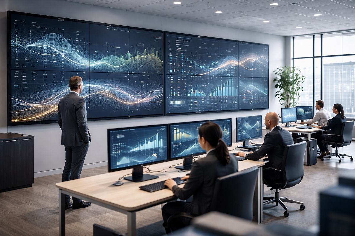 Enterprise optimization and decision-making environment supported by advanced computational systems.
