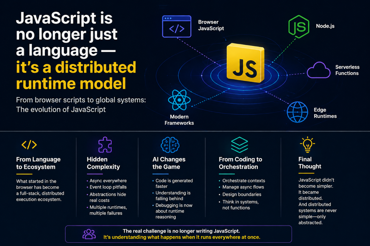 JavaScript is no longer just a language — it’s a distributed runtime model
