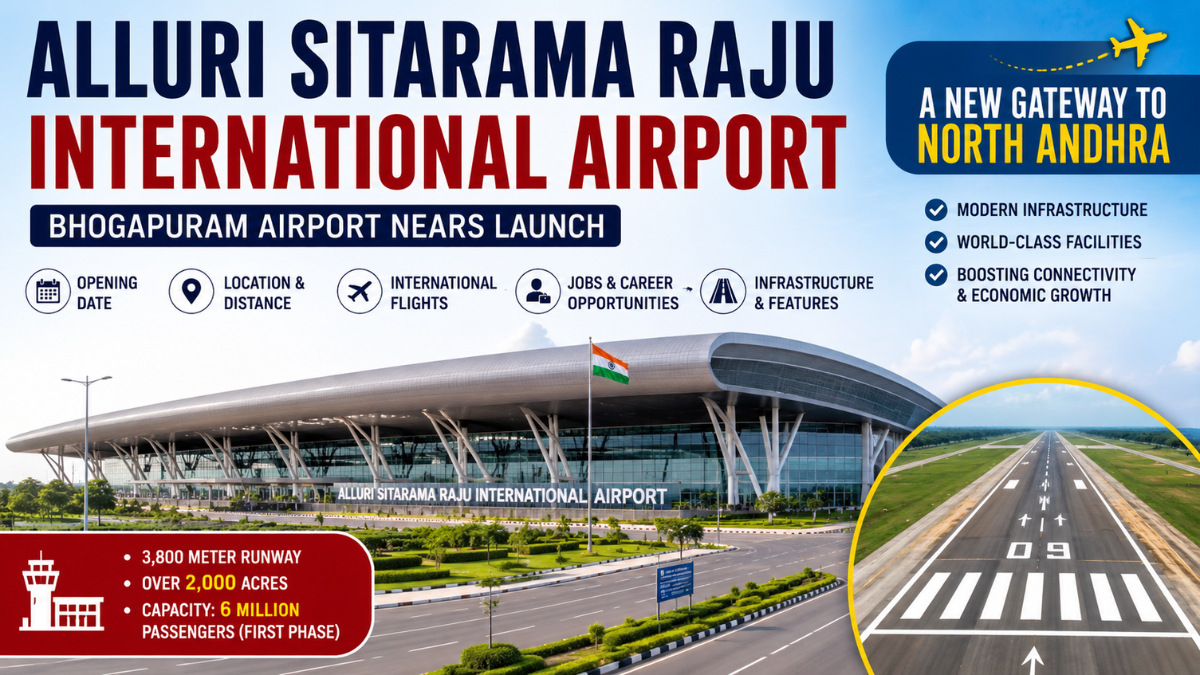 Alluri Sitarama Raju International Airport: How Bhogapuram Airport Wil Alluri Sitarama Raju International Airport: How Bhogapuram Airport Wil