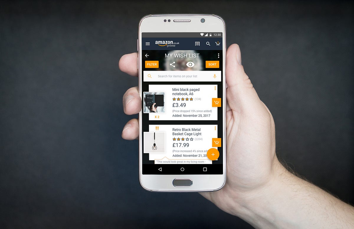 A case study on the Amazon Shopping mobile app: UI Design ...