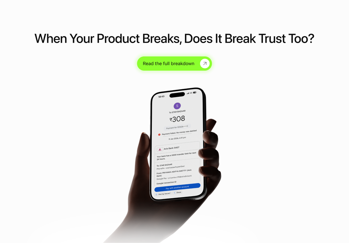 When Your Product Breaks, Does It Break Trust Too?