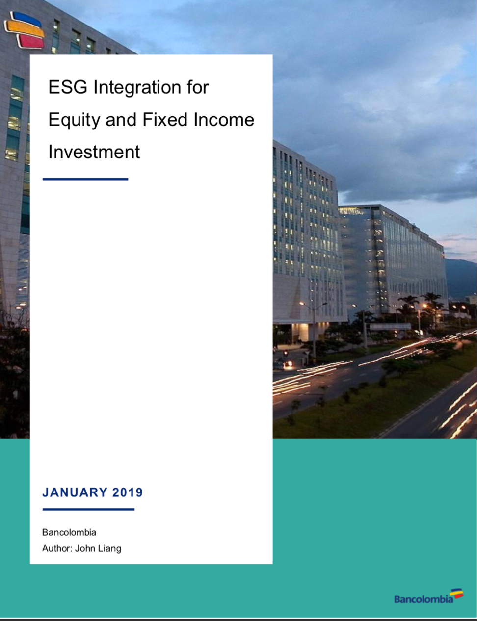 ESG Integration For Equity And Fixed Income Investment - Medium