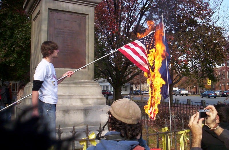 Why Flag Burning Is Important and Necessary Musings Medium