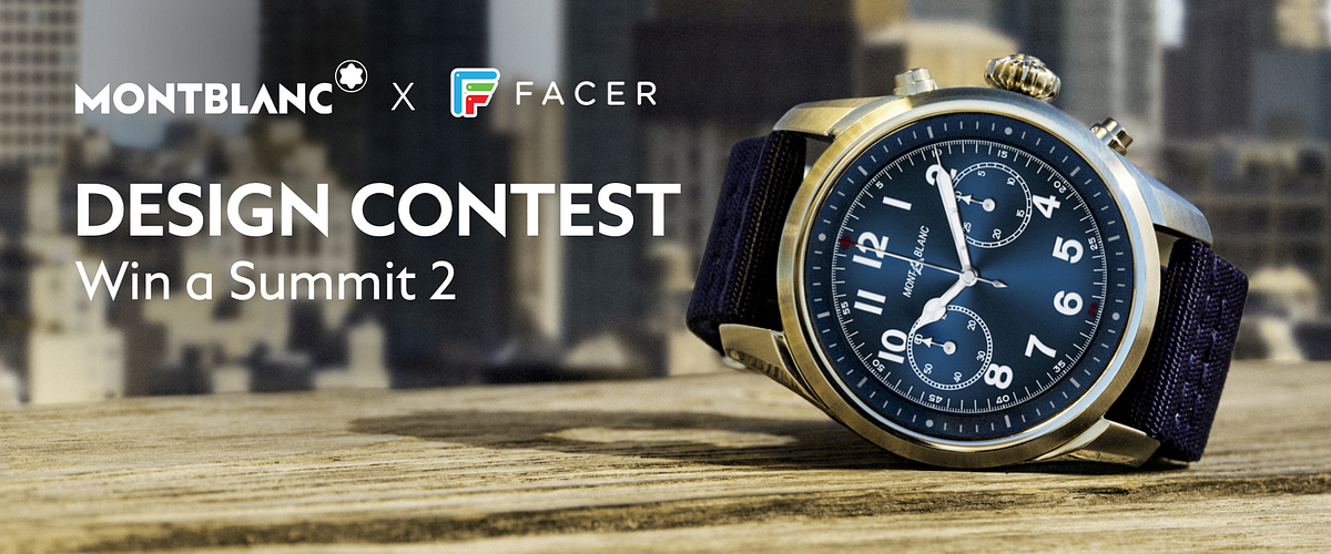 Design watch faces to win a Montblanc Summit 2