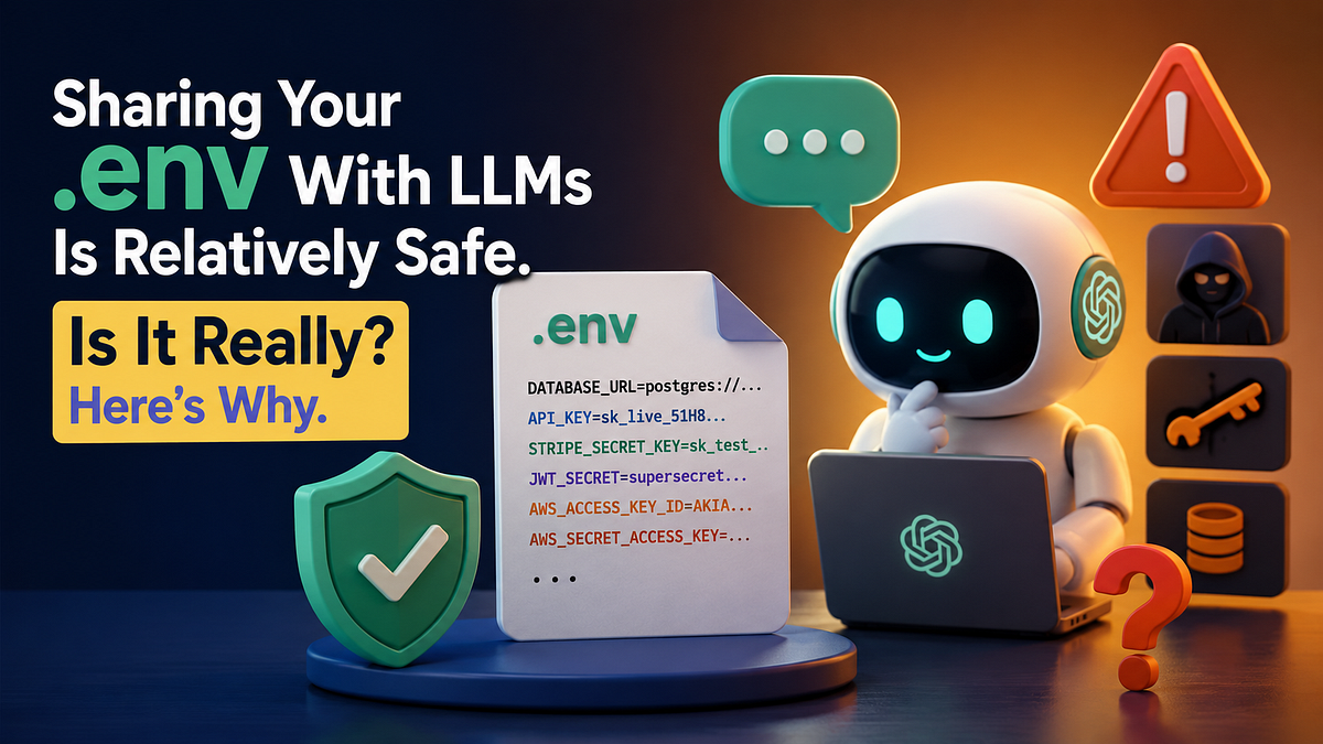 Sharing Your .env With LLMs Is Relatively Safe. Is It Really? Here’s Why.