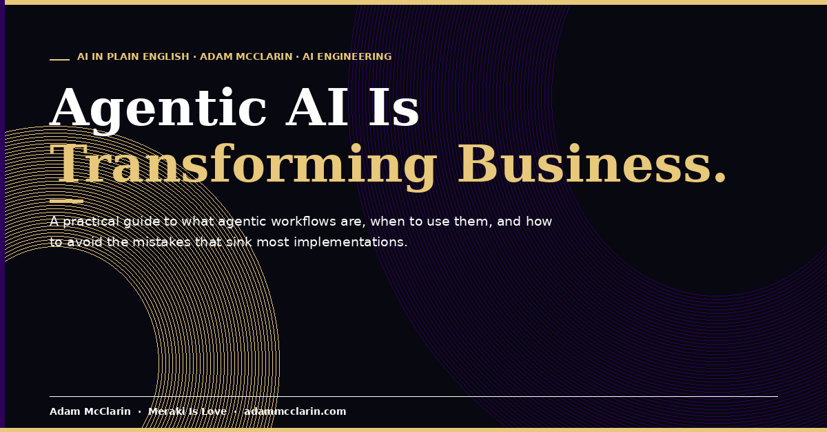 How Agentic AI Workflows Are Transforming Small Business Operations