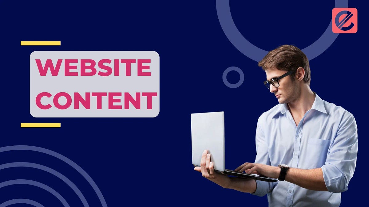 website content