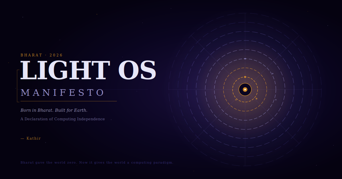 The Light OS Manifesto
