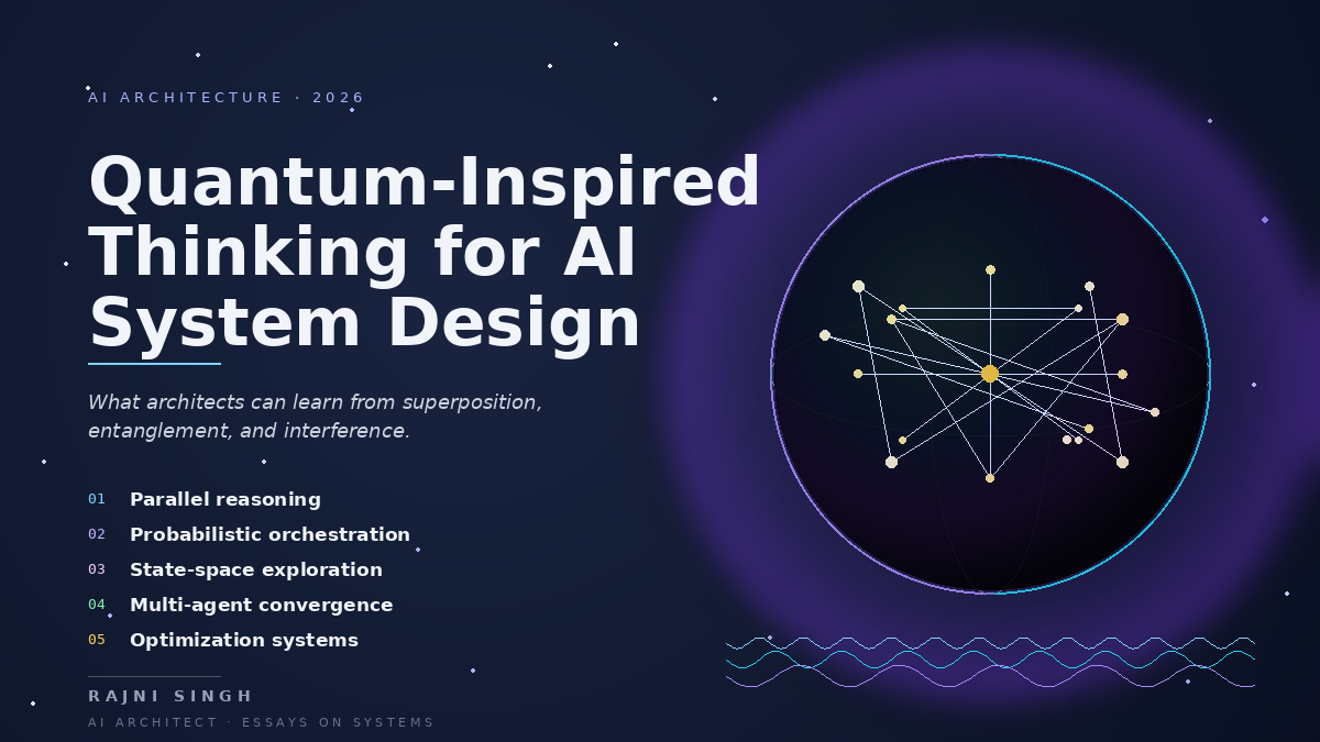 Quantum-Inspired Thinking for AI System Design