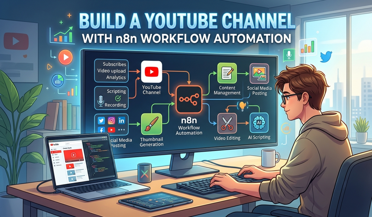 How to Build a YouTube Channel with n8n Workflow | Workflow Automation With n8n
