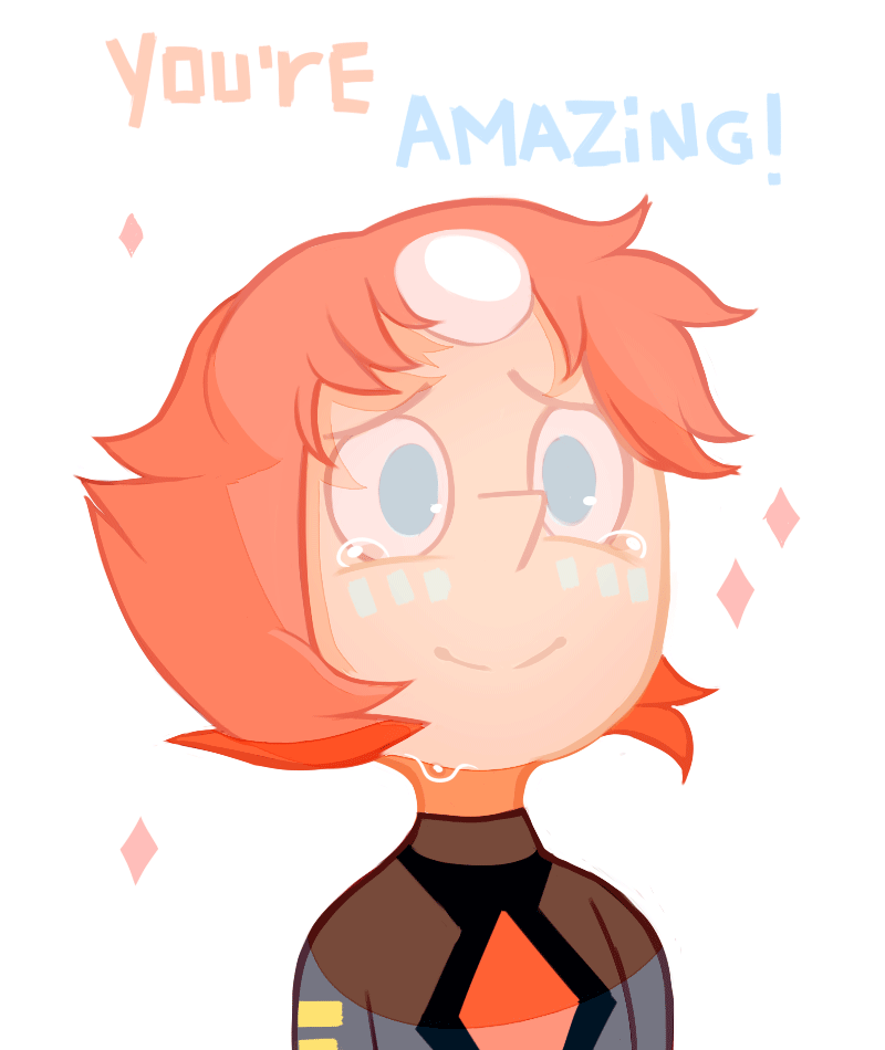 orientation scolaire : image d'un personnage de cartoon pleurant avec inscription "you're amazing"