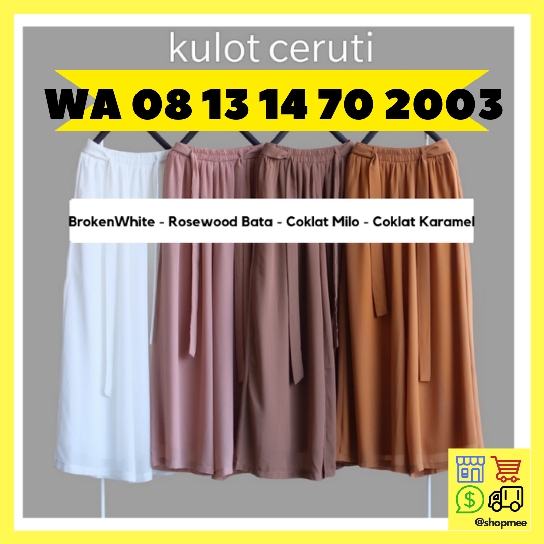 Celana Kulot WA081314702003 Model Terbaru Kulot 2019 Celana Kulot