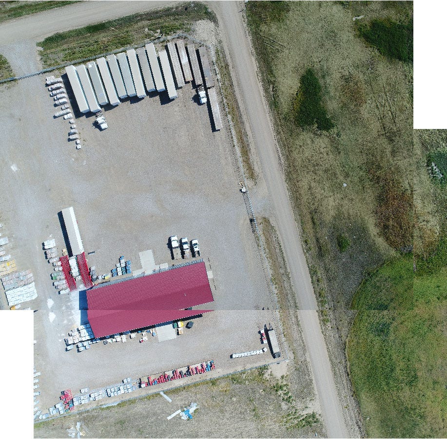 two drone captured photos overlapping with no photogrammetry do not align