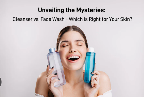 What’s the Difference Between a Facewash and a Cleanser?