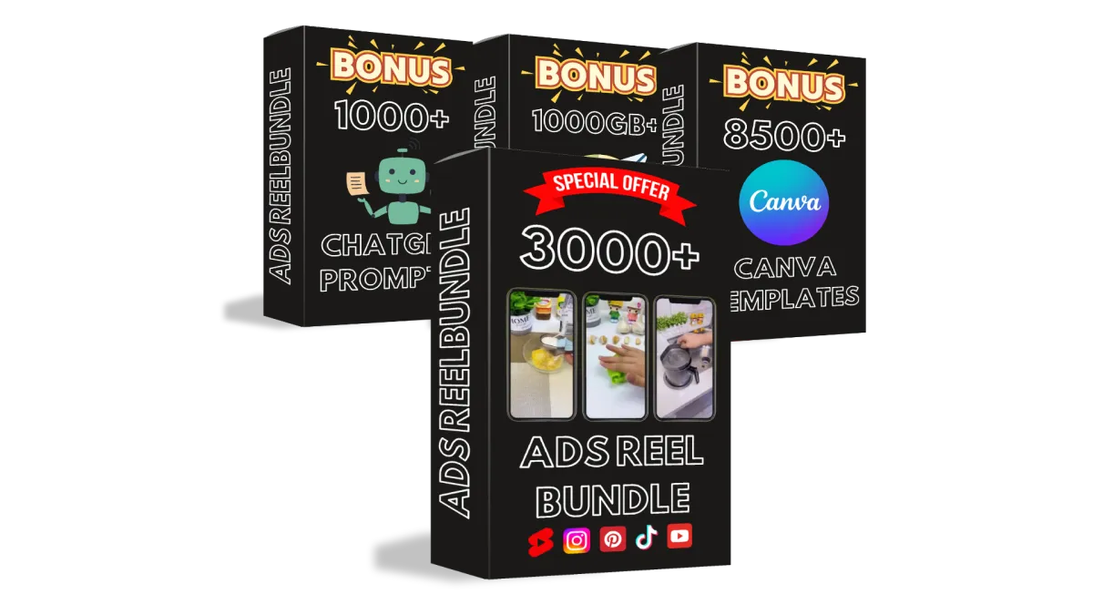 Unlock the Power of Advertising with Our 3000 Gadgets Ads Video Reel Bundle