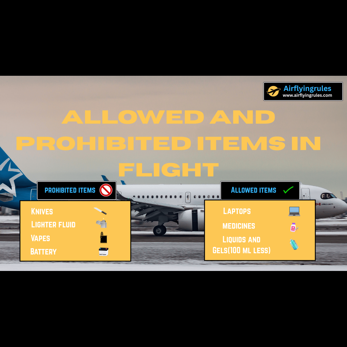 Allowed and Prohibited Items in Flight (2026): Complete Airline Packin Allowed and Prohibited Items in Flight (2026): Complete Airline Packin