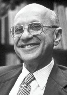 Milton Friedman on receiving his Nobel Prize