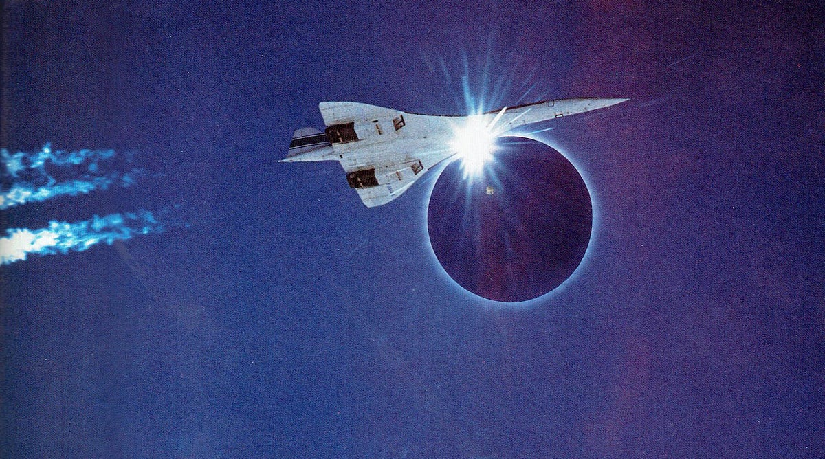 Supersonic eclipse-chasing: Concorde’s 74-minute Totality