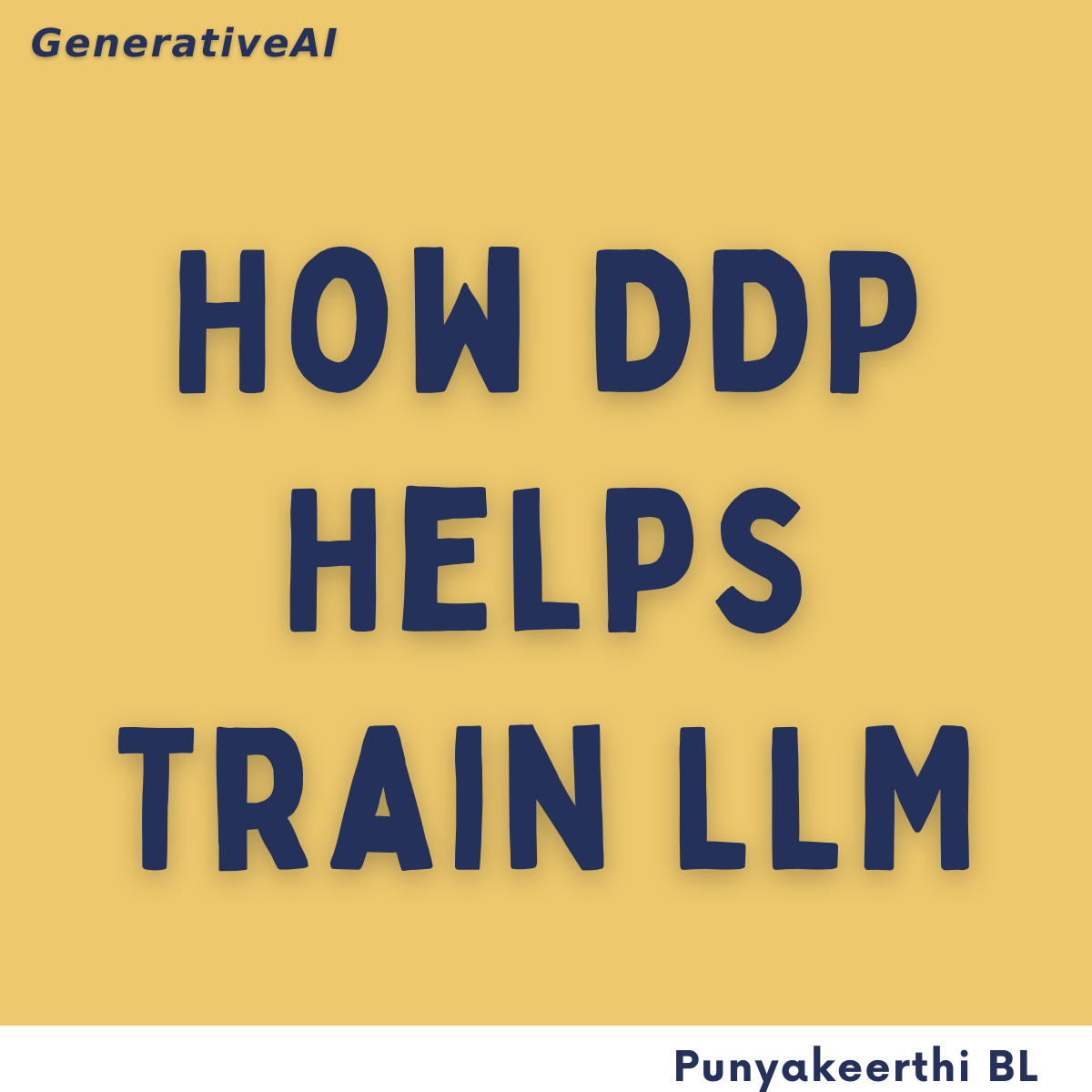 How DDP Helps Train LLM