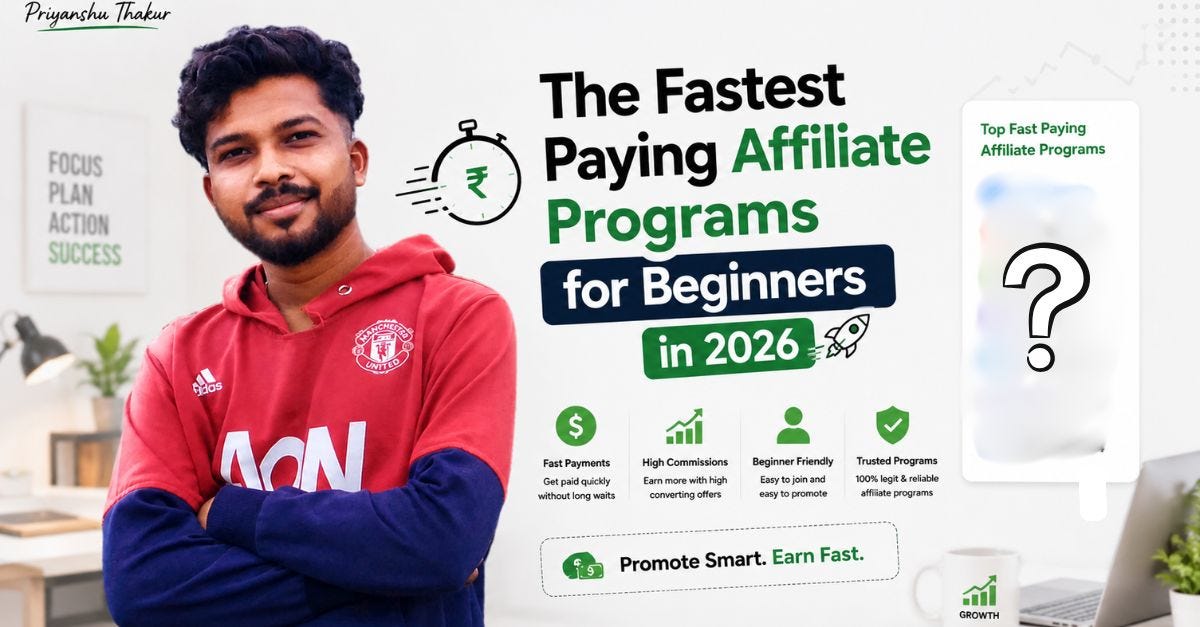 The Fastest Paying Affiliate Programs for Beginners in 2026