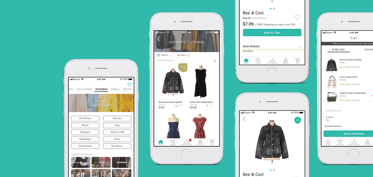 thredUP — a UI/UX design challenge
