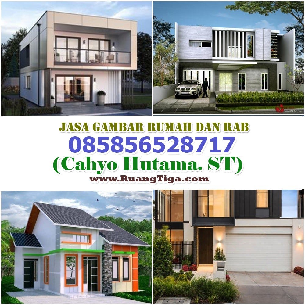 085856528717 Jasa Desain Arsitektur Rumah Perhitungan RAB