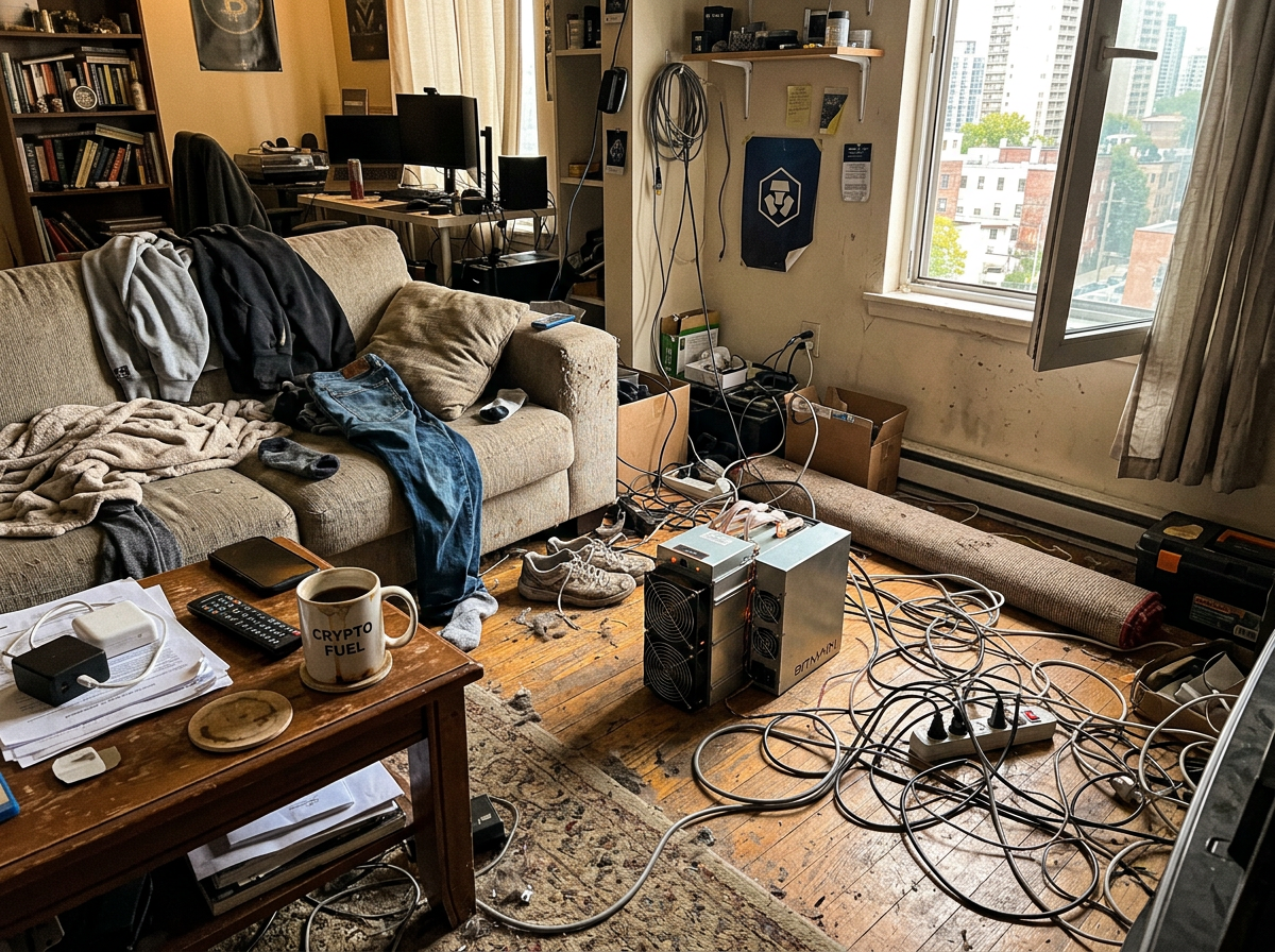 I Tried Crypto Mining From My Apartment. It Lasted Three Weeks.