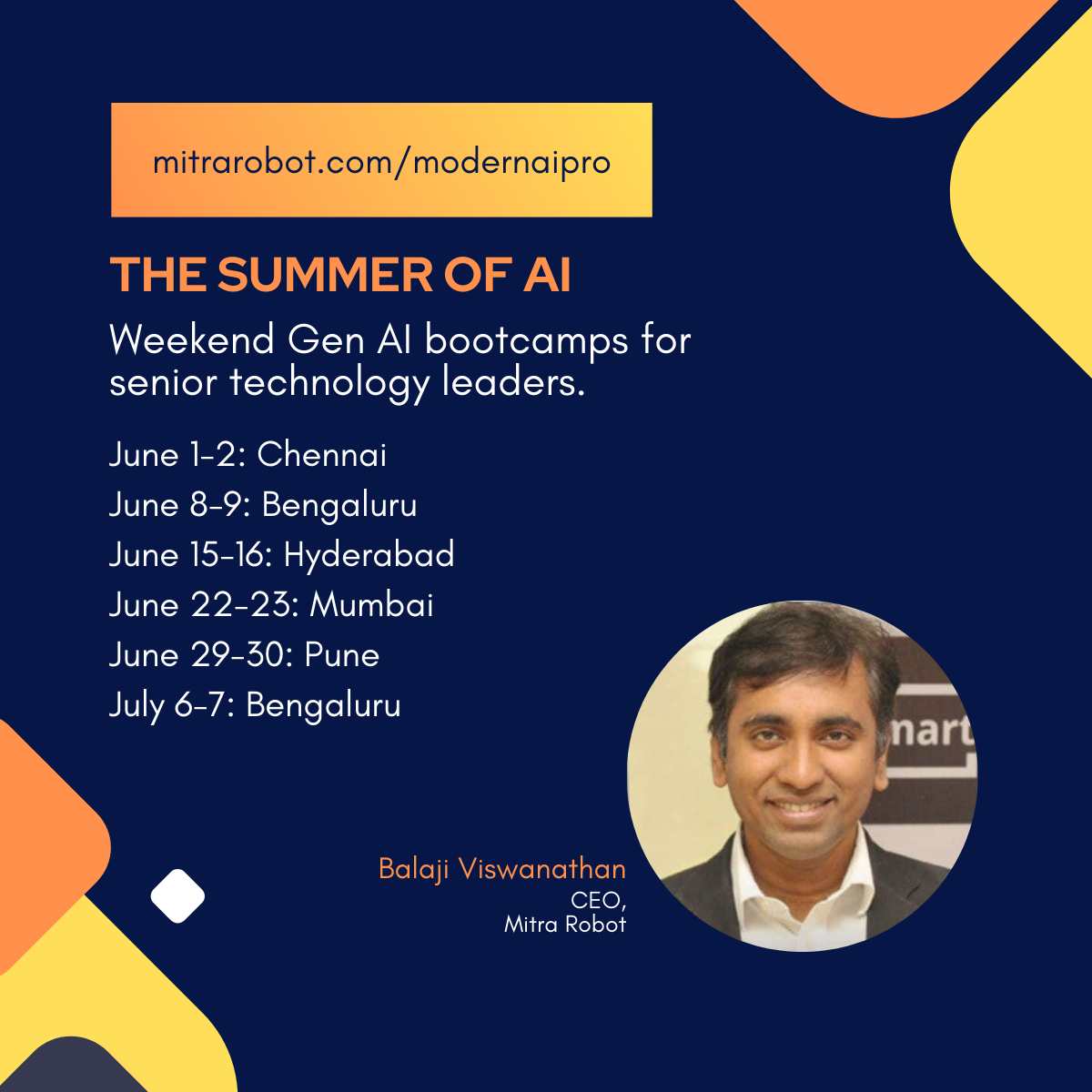 Teaching the AI bootcamp in India