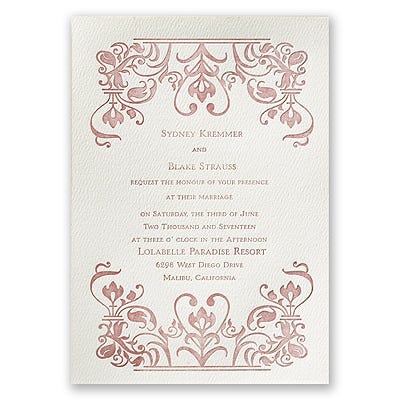 Feather Press Indian Wedding Card Comes at Affordable