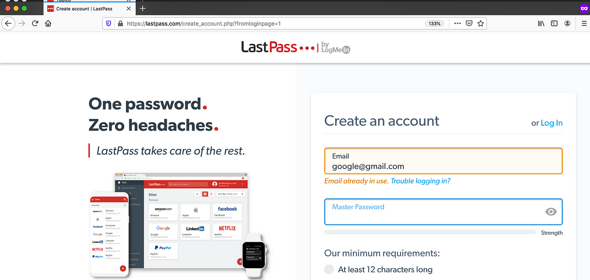 google@gmail.com uses Lastpass?