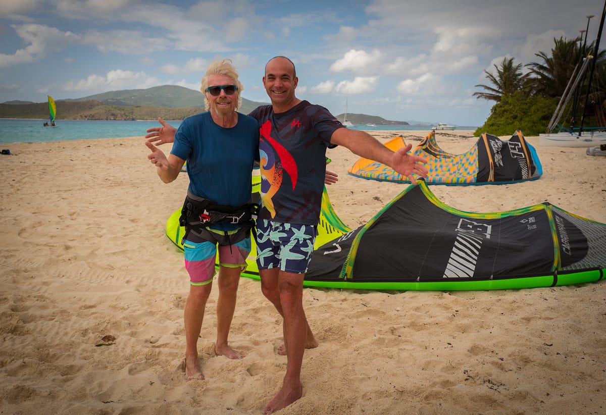 How Kite Surfing With Richard Branson Made Me Start A Business