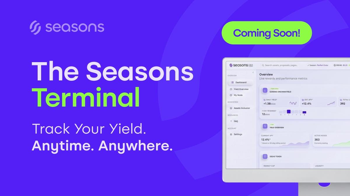 Coming Soon: The Seasons Terminal