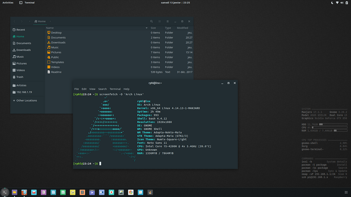 Как устанавливать приложения manjaro