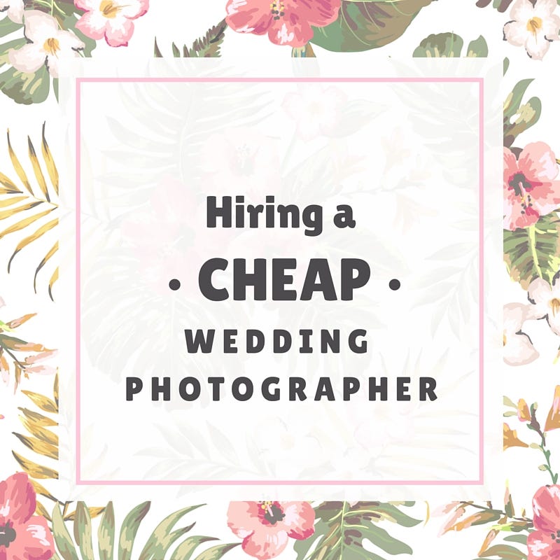 The Risks Of Hiring A Cheap Wedding Photographer Nicole Heisler