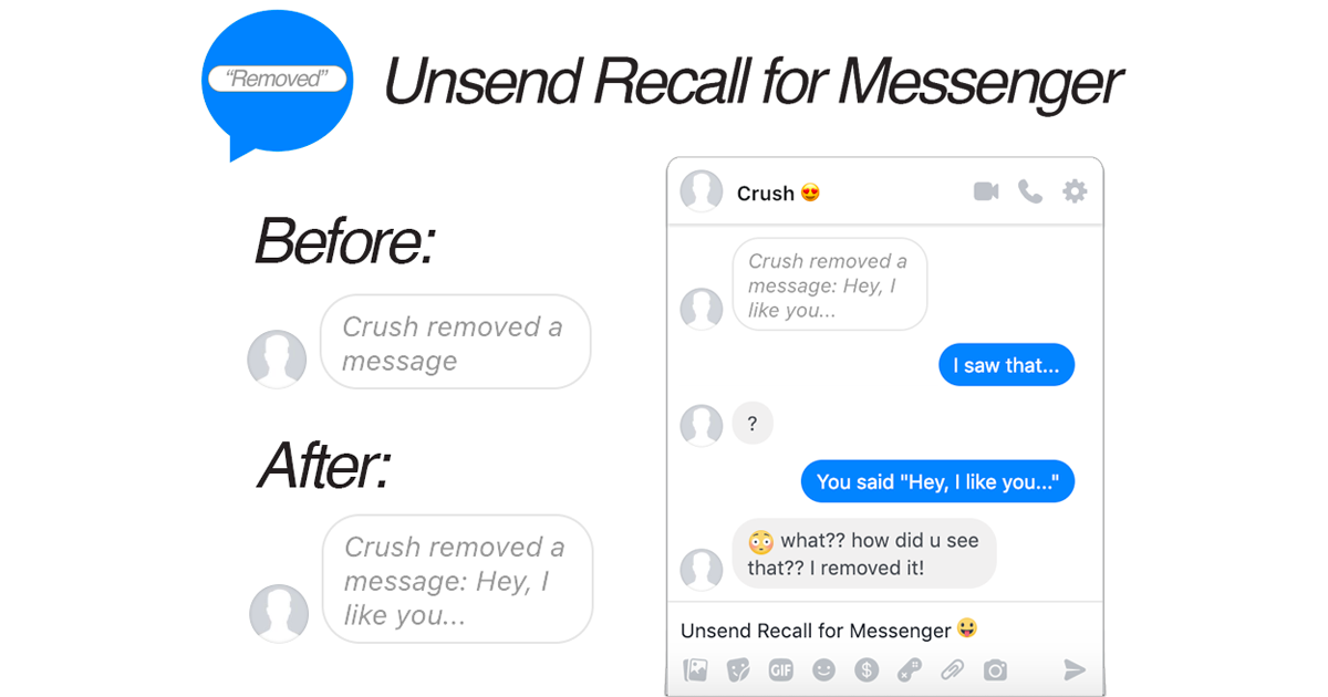 how can you unsend a facebook message