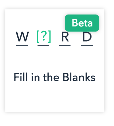 New feature: Fill in the Blanks – Wooclap 🇬🇧️