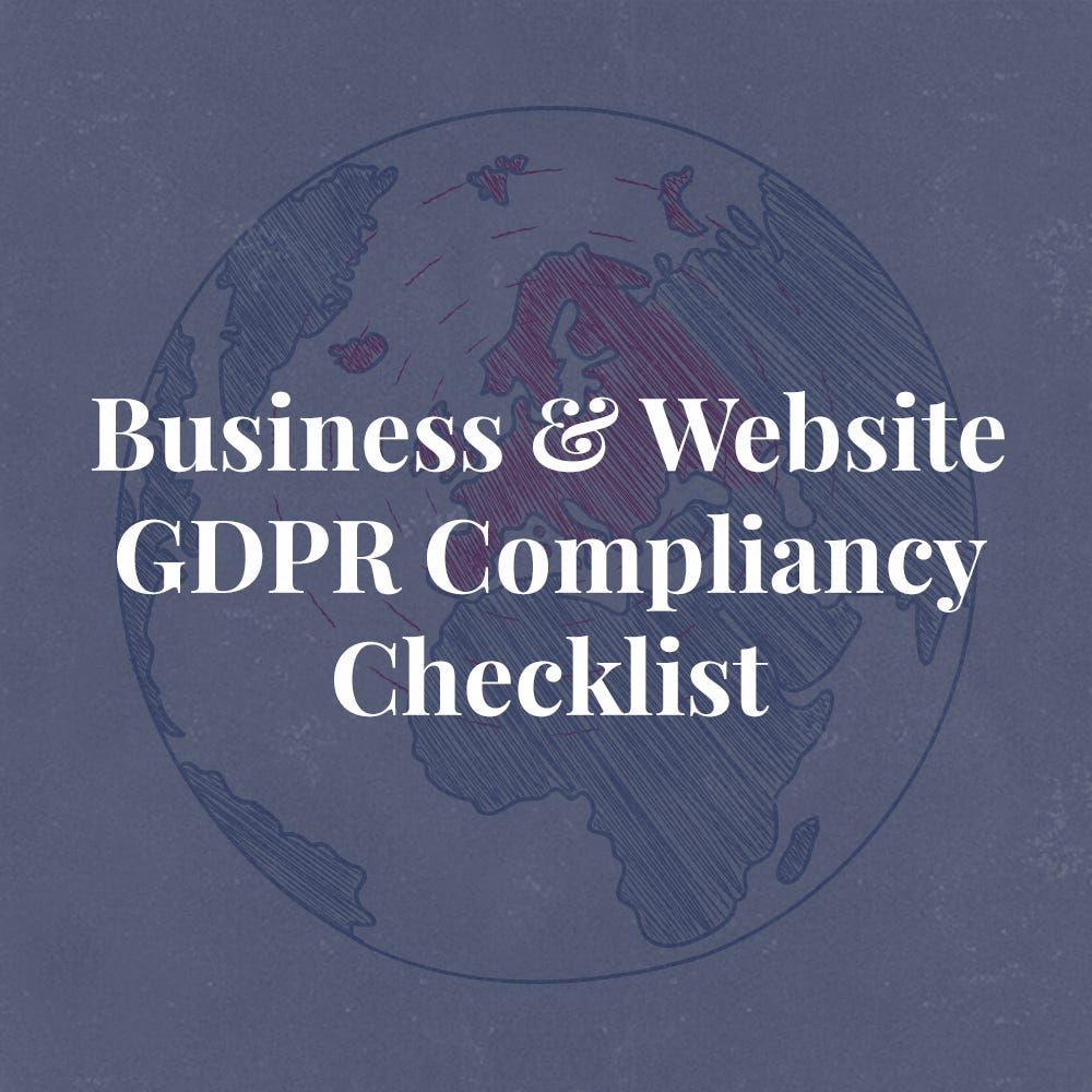 11 steps to make your business website gdpr compliant checklist inc make checklist