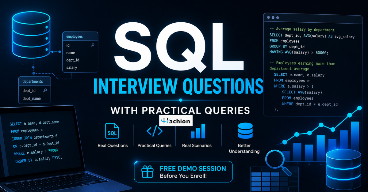 SQL Interview Questions with Real Query Examples (Beginner to Advanced)