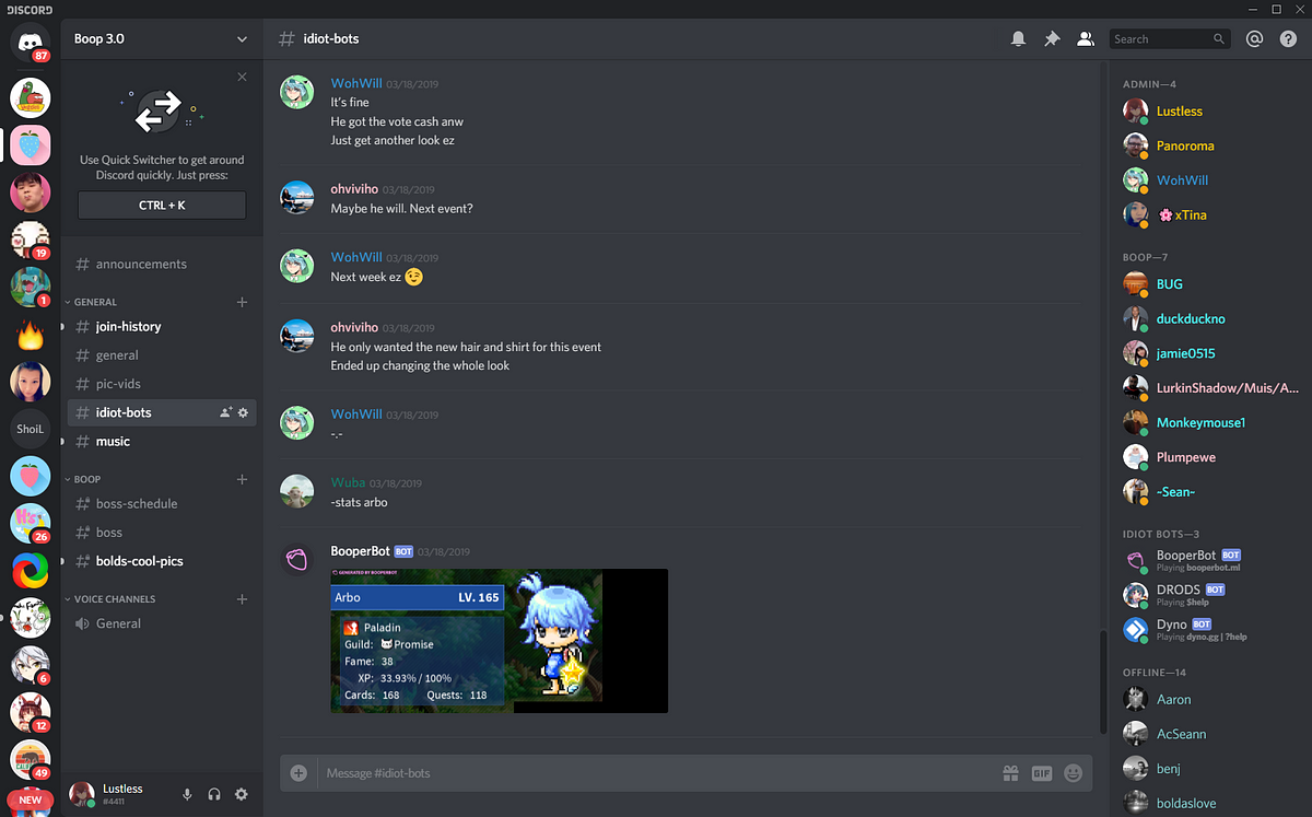 discord is the best messaging app i ve ever used - fortnite stats discord bot python