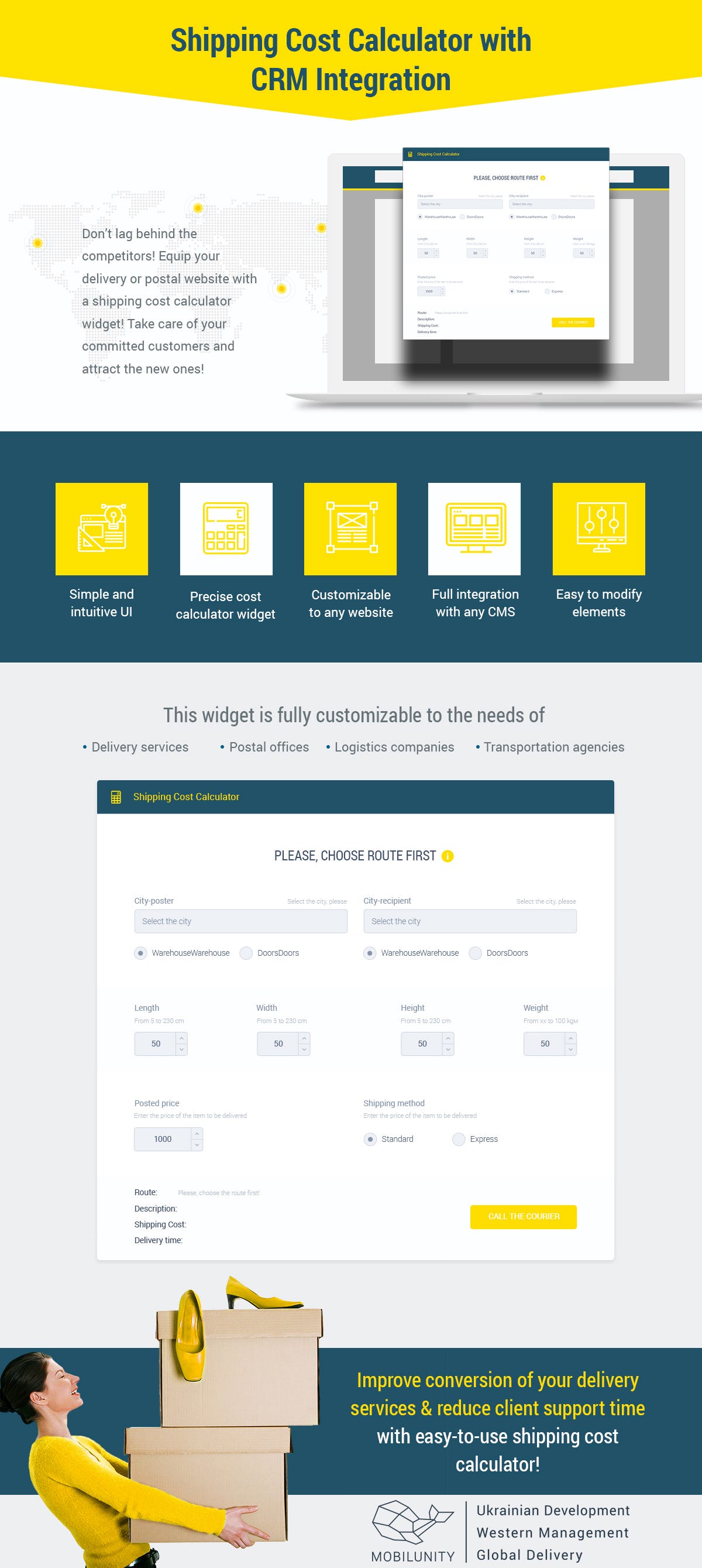 Shipping Cost Calculator Ui Design Mobilunity Medium