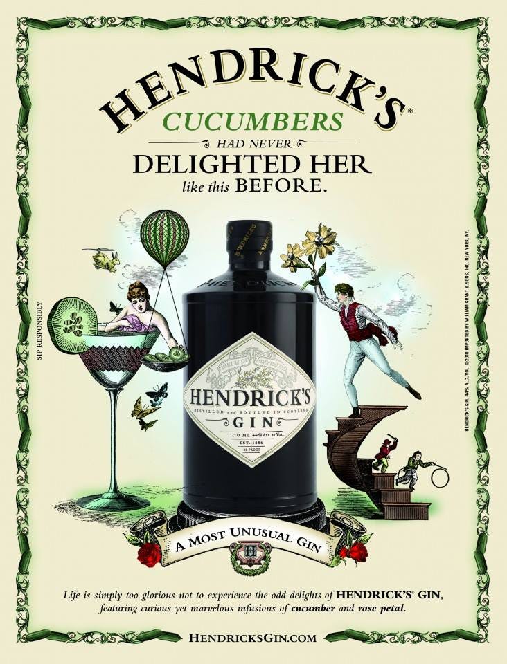 Hendrick’s Gin AD DISCOVERY AND CREATIVITY LAB Medium