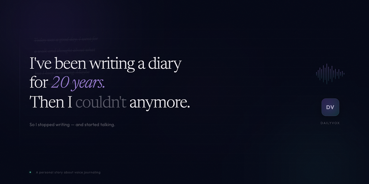 I’ve Been Writing a Diary for 20 Years. Then I Couldn’t Anymore. — illustration 1