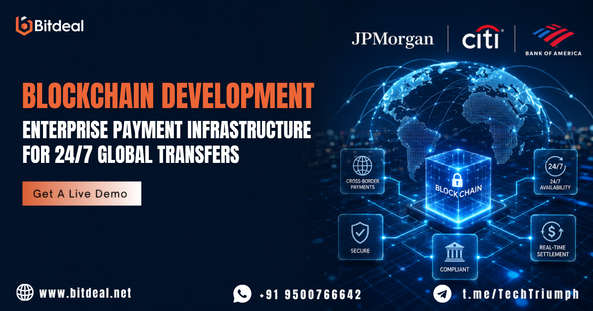 Enterprise Blockchain Payment Infrastructure for 24/7 Global Cross-Border Transfers by JPMorgan…