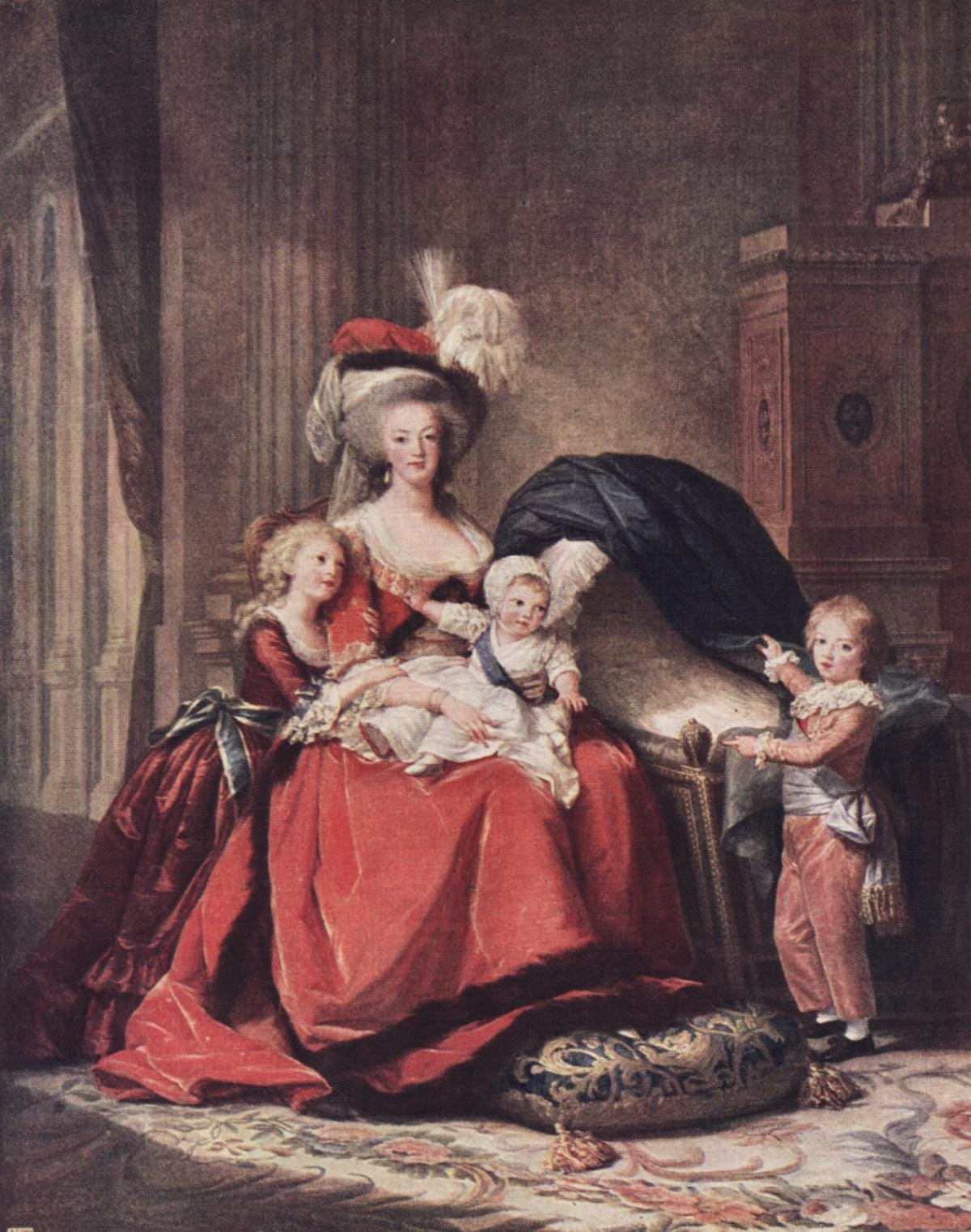 Portrait Of Marie Antoinette With Her Children – Joel – Medium