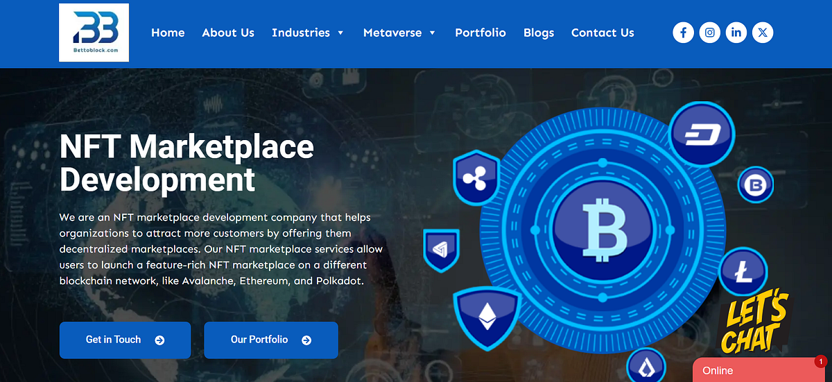 Bettoblock NFT Marketplace Development Company