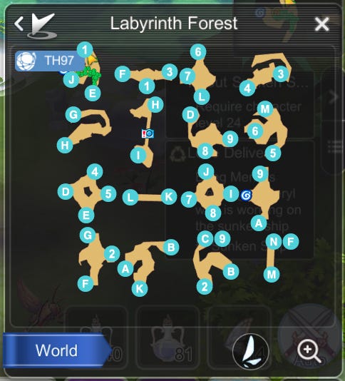 Ragnarok M แผนที่ Labyrinth forest – Boat game blogger – Medium