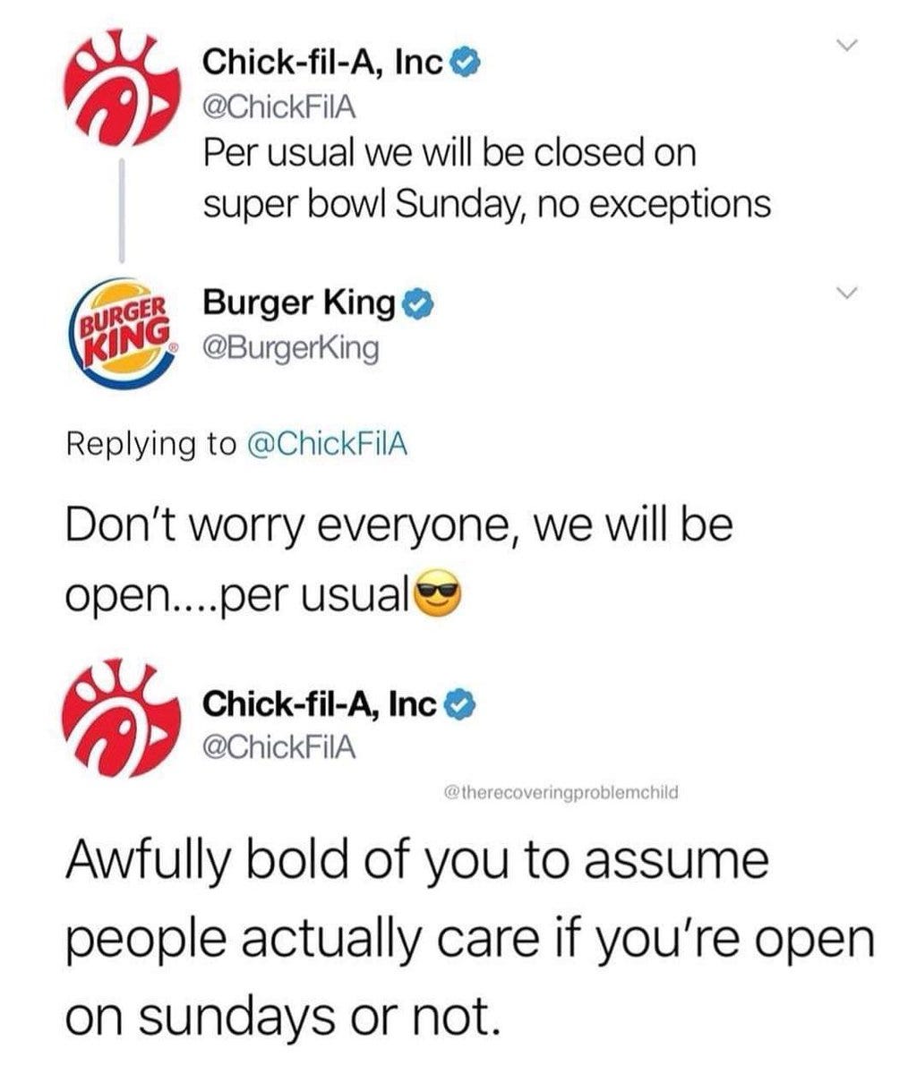 ChickfilA Vs Burger king Super Bowl Roast Ryan Hall Medium