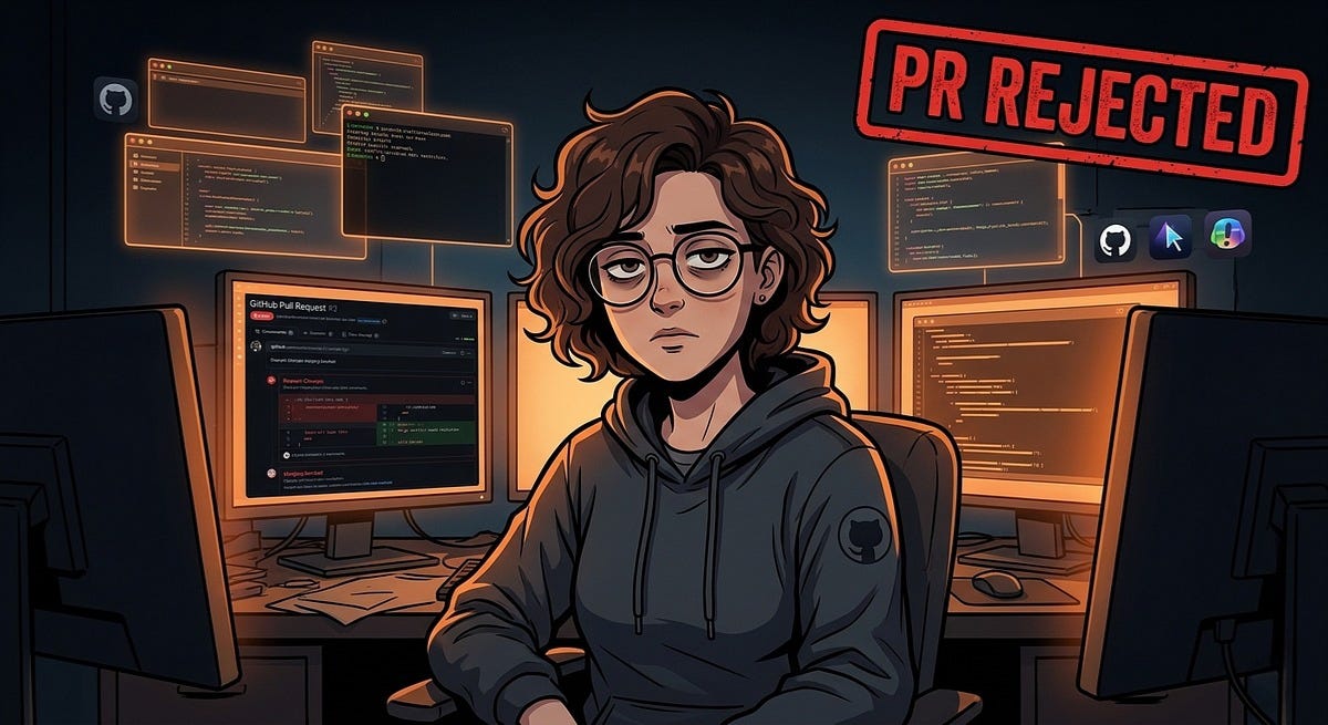 I used AI to write 100% of my code for a month. My pull request got rejected.