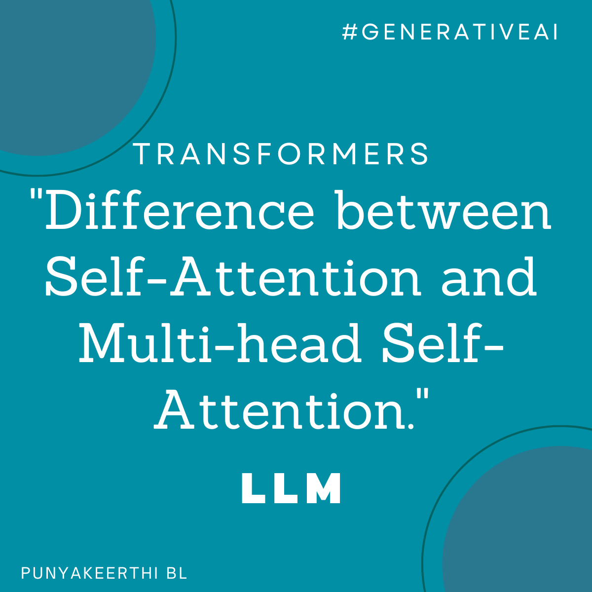 Difference between Self-Attention and Multi-head Self-Attention